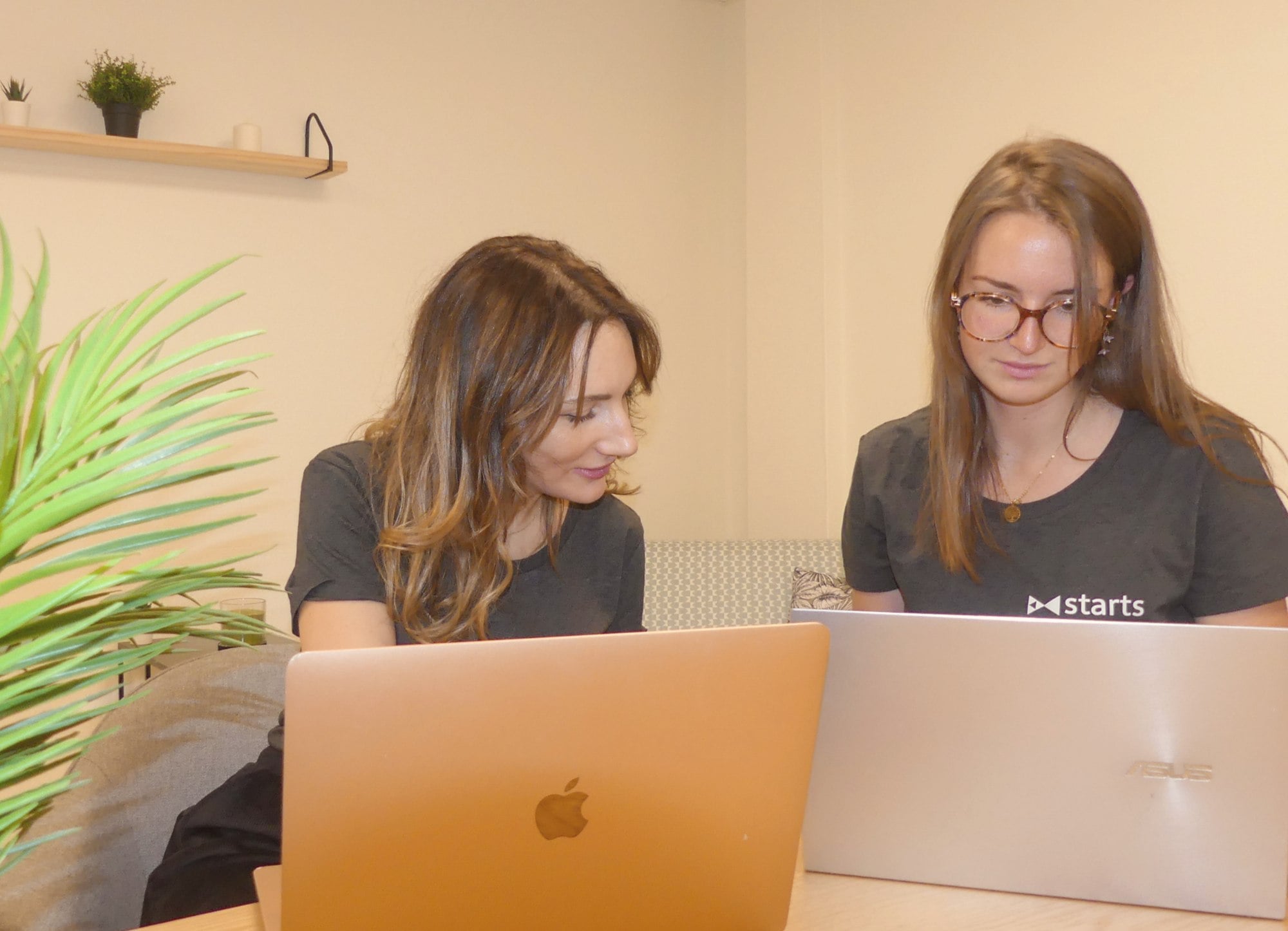 Lena Baudo working with the Starts team